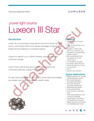 LXHL-LM3C datasheet  