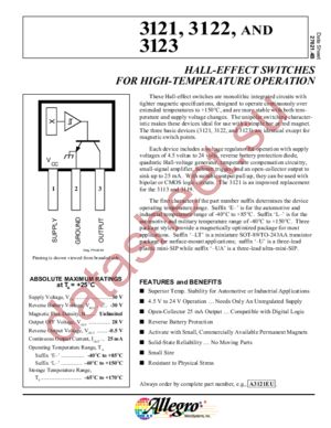 A3121U datasheet  