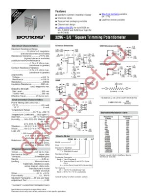 3296P-1-254LF datasheet  