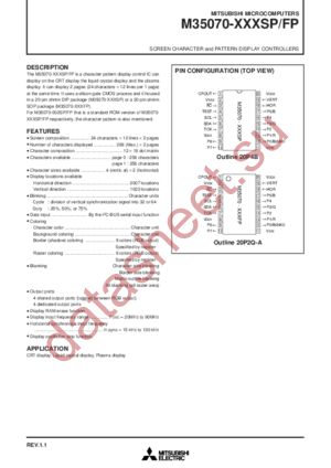 M35070 datasheet  