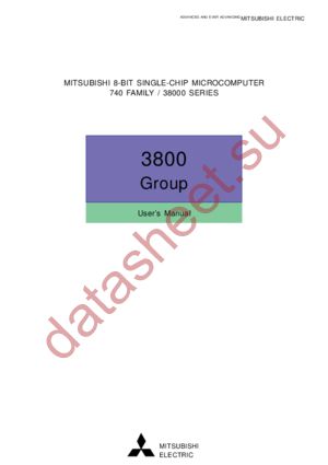 M38007S8-XXXFS datasheet  