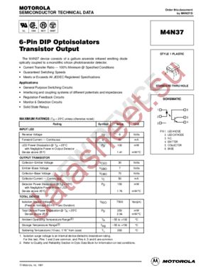 M4N37 datasheet  