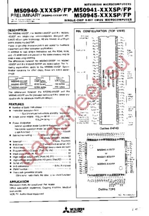 M50940-329SP datasheet  