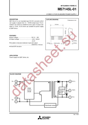 M57145L-01 datasheet  