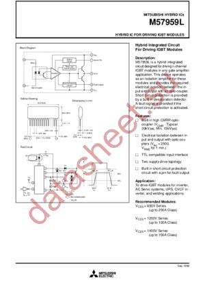 M57959L datasheet  