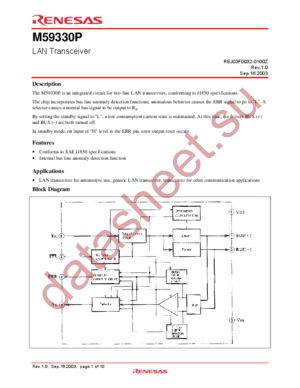 M59330P datasheet  