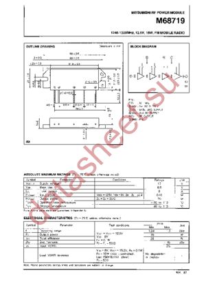 M68719 datasheet  