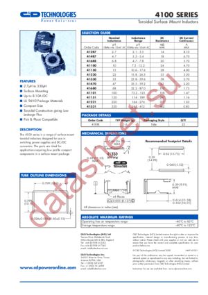 41150 datasheet  