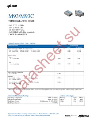 M93C datasheet  