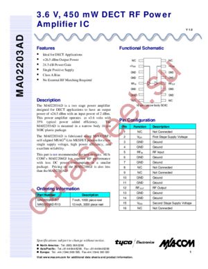 MA02203AD datasheet  