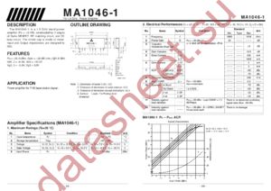 MA1046-1 datasheet  