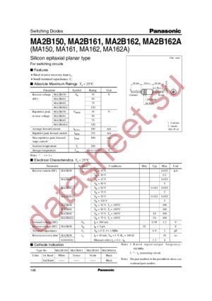 MA2B162 datasheet  