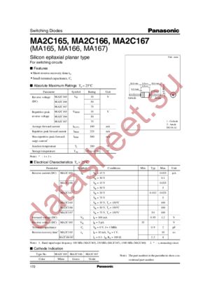 MA166 datasheet  