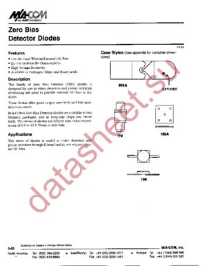 MA4E929A datasheet  