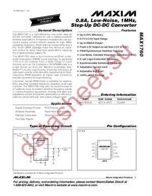 MAX1760EUB datasheet  