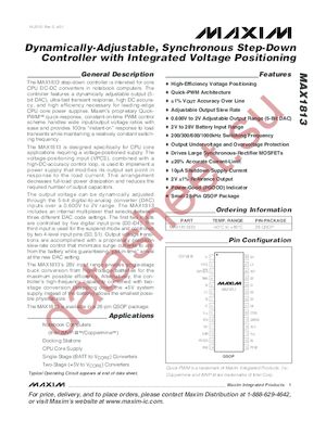 MAX1813EEI datasheet  