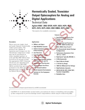 HCPL-257K-300 datasheet  