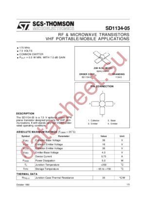 1134-5 datasheet  