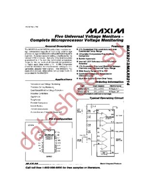 MAX8214BC/D datasheet  