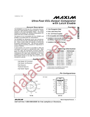 MAX9685ESE datasheet  