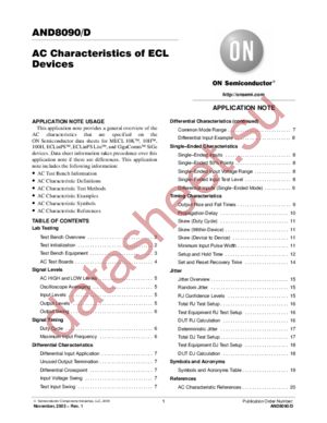 MC10EL07 datasheet  