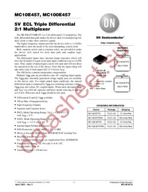 MC10E457-D datasheet  