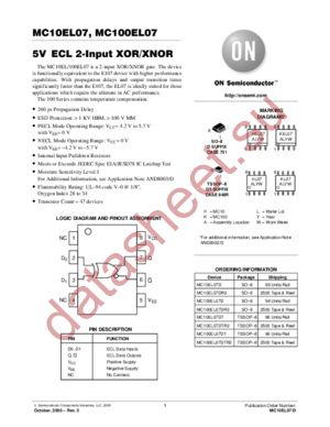 MC10EL07-D datasheet  