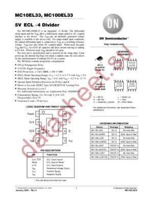 MC10EL33-D datasheet  
