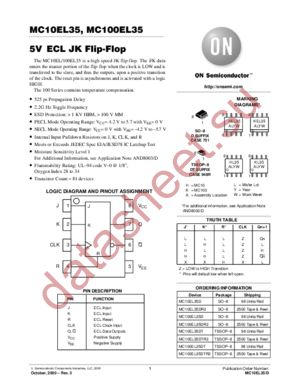 MC10EL35-D datasheet  