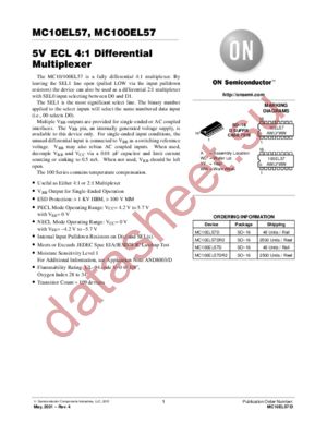 MC10EL57-D datasheet  