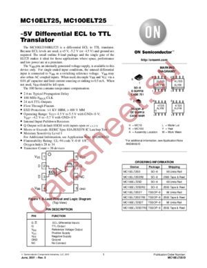 MC10ELT25-D datasheet  