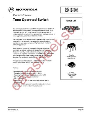 MC141502P datasheet  