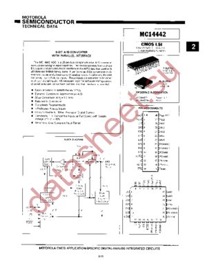 MC14442P datasheet  