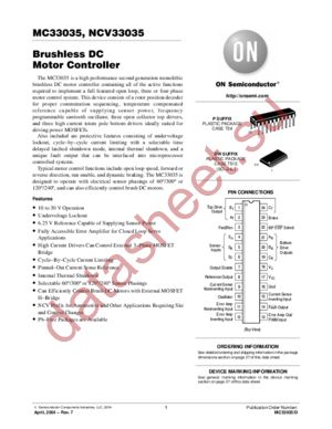 MC33035DWR2G datasheet  