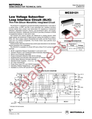 MC33121 datasheet  