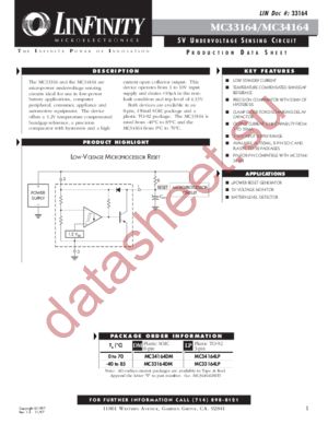 MC33164LP datasheet  