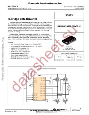 MC33883DW/R2 datasheet  