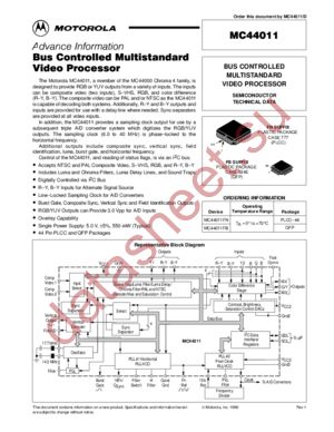 MC44011FN datasheet  