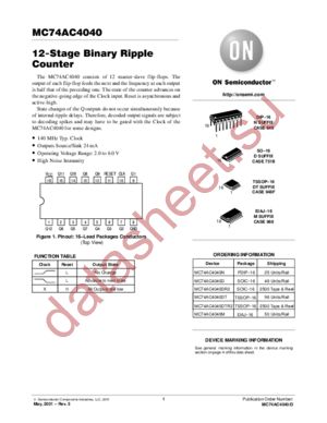 MC74AC4040-D datasheet  