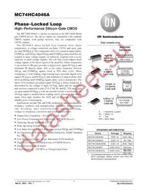 MC74HC4046A-D datasheet  