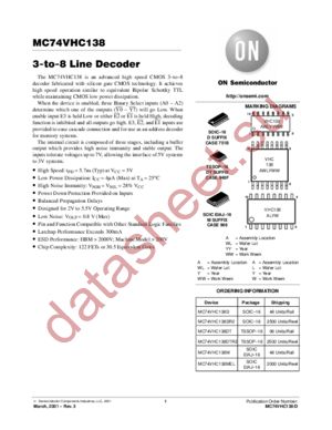 MC74VHC138-D datasheet  