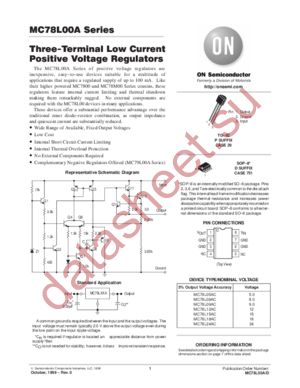 MC78L08ACPRM datasheet  