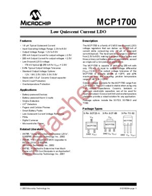MCP1700-2502ETO datasheet  