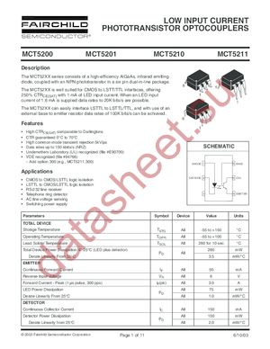 MCT5210300 datasheet  