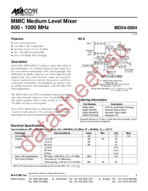 MD54-0004 datasheet  