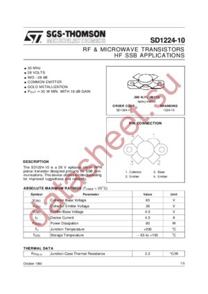 1224-10 datasheet  