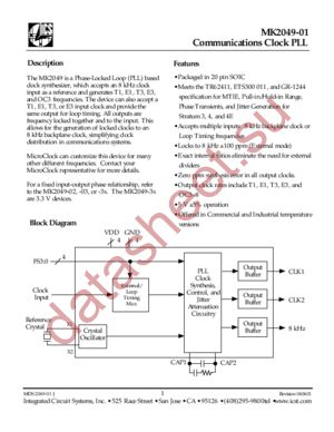 MK2049-01SI datasheet  