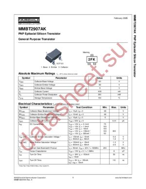 MMBT2907AK_Q datasheet  