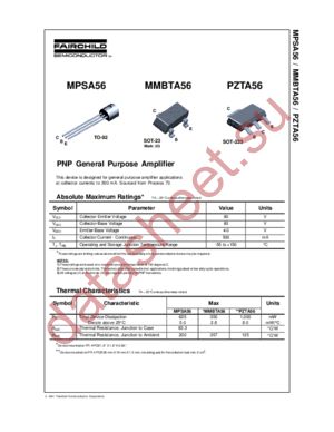 MMBTA56_NL datasheet  