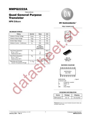 MMPQ2222A-D datasheet  